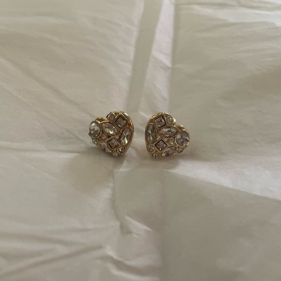 Sophie Harper Crystal Heart Studs - Picture 2 of 3